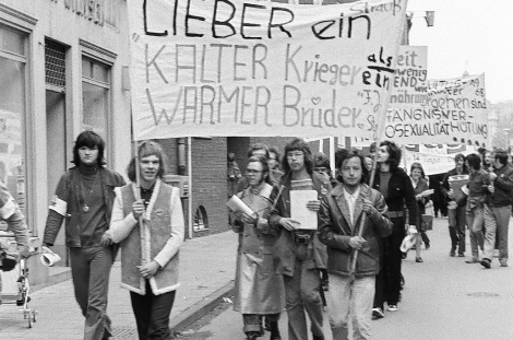 50-jährige Jubiläum der deutschlandweit ersten Homosexuellen-Demonstration // © Rosa Archiv; KCM Schwulenzentrum Münster