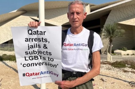 Peter Tatchell im Einsatz für LGBTI*s in Katar