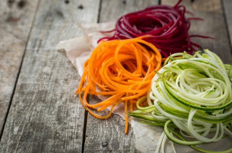 Gemüse-Nudeln als gesunde Alternative