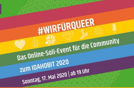 #WirFürQueer zum IDAHOBIT // © www.iwwit.de