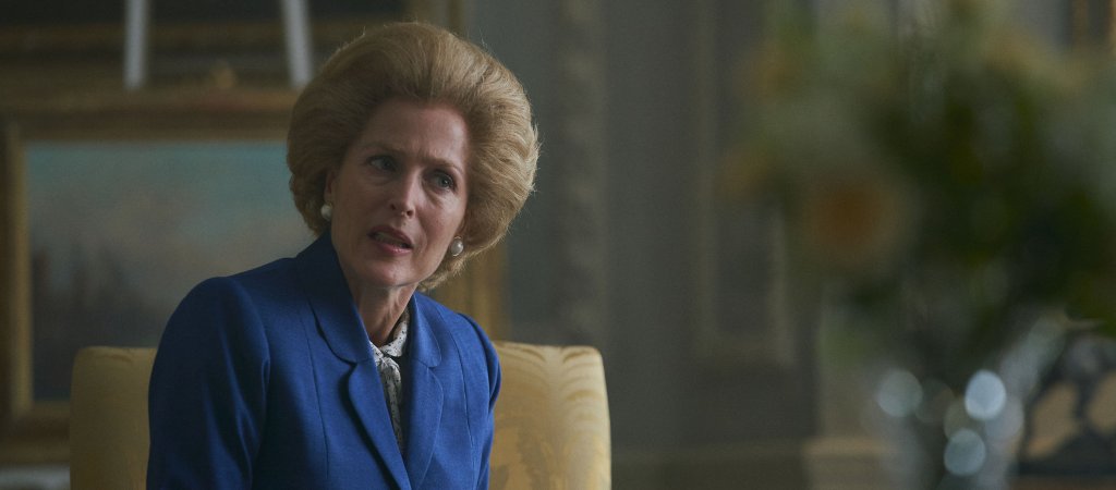 Gillian Anderson als Margaret Thatcher in "The Crown" // © Netflix/Des Willies