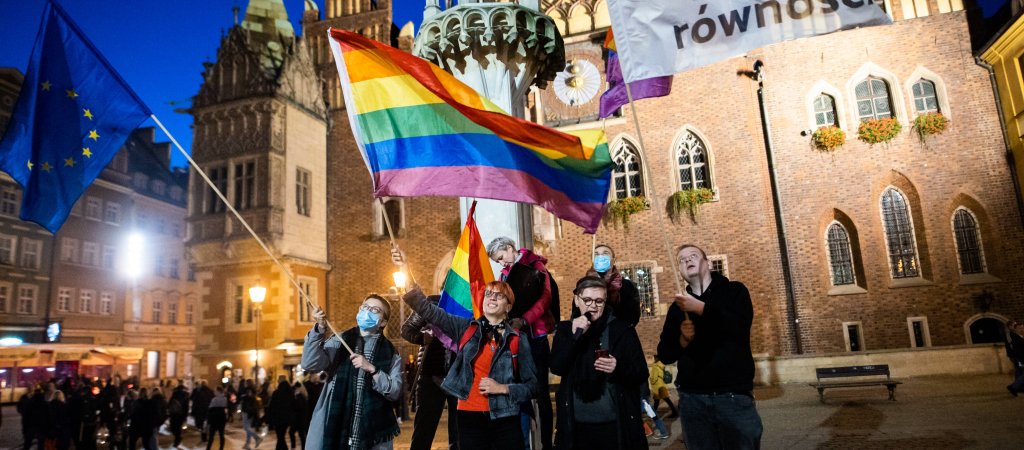 Gericht verbietet LGBTI*-freie Zone // IMAGO / NurPhoto