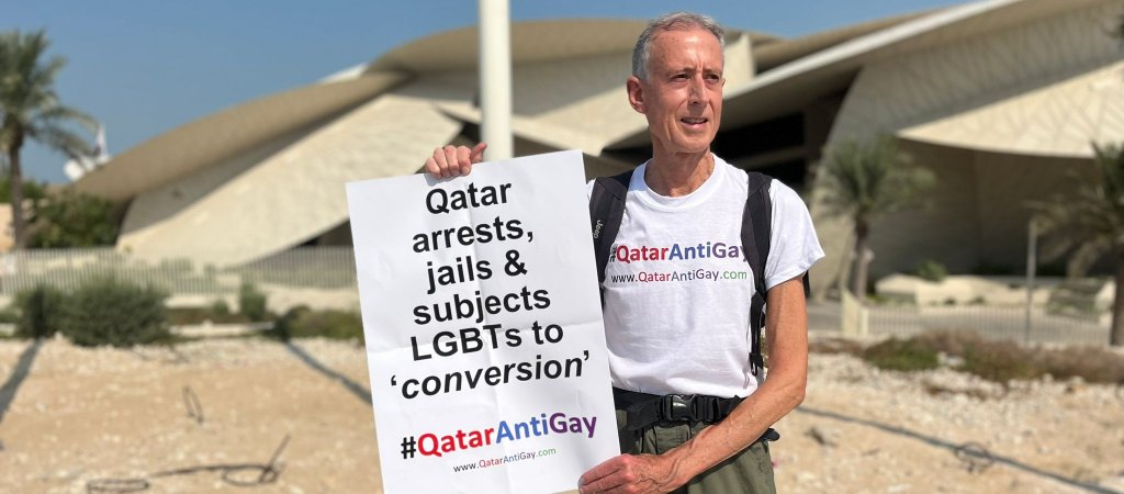 LGBTI*-Aktivist Peter Tatchell in Katar