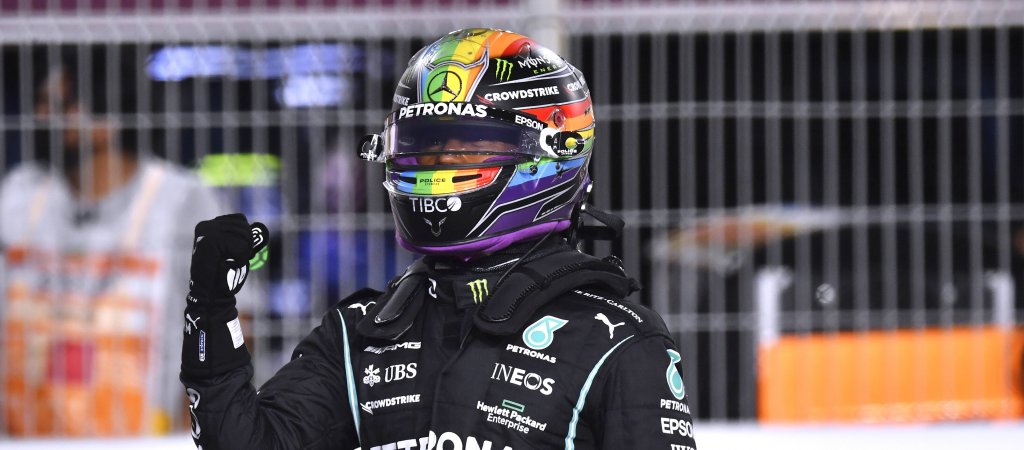 Lewis Hamilton bringt den Regenbogen nach Miami