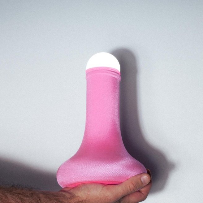 Penisförmige Lampe mit funktionierender Vorhaut zum Verkauf