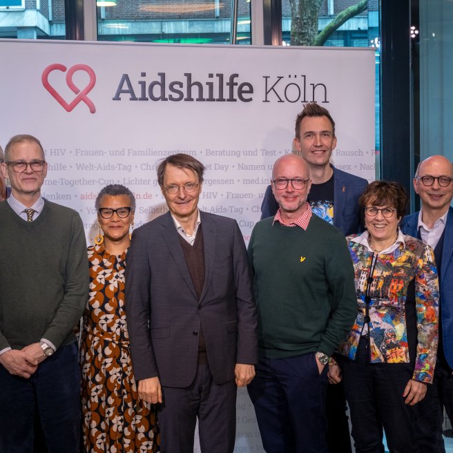 Ministerbesuch bei Aidshilfe // © Privat